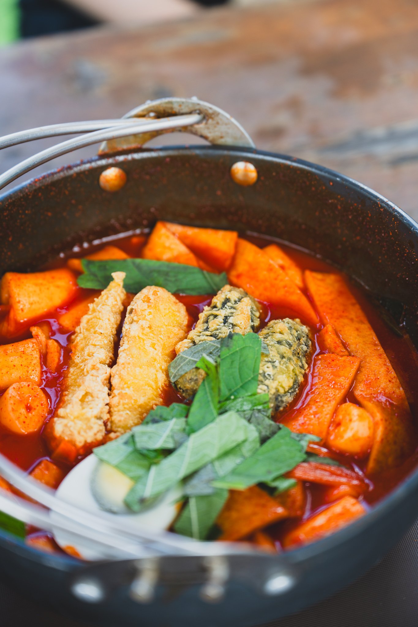 Seasonal odeng-tang fish cake soup