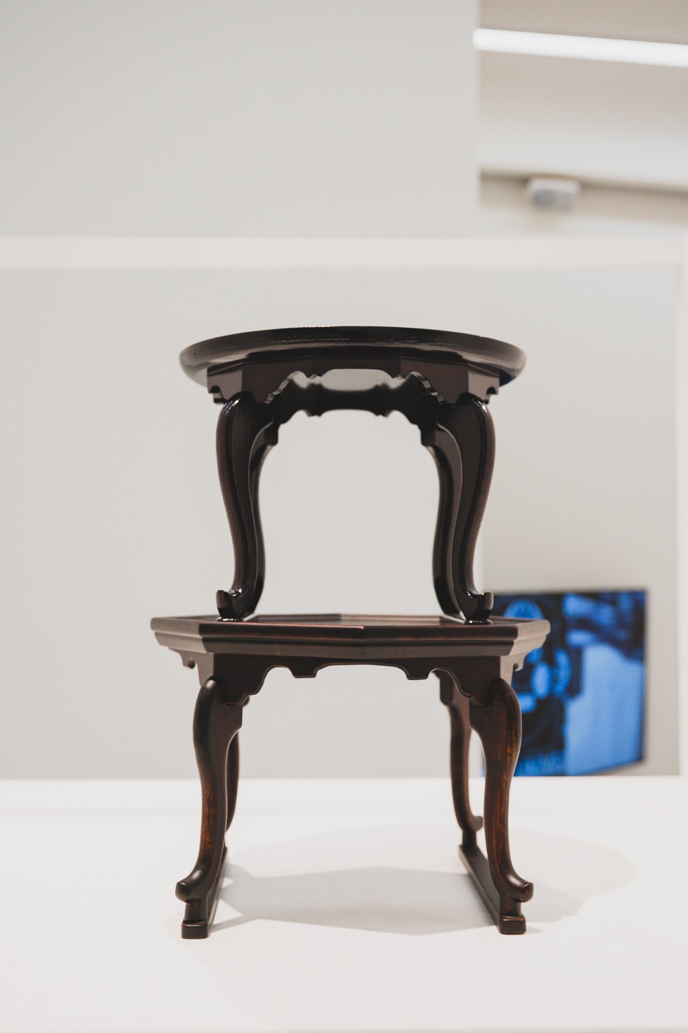 Traditional Hojokban soban with tiger-leg curved wooden legs